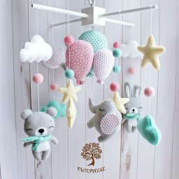 Мобиль в детскую кроватку: идеи