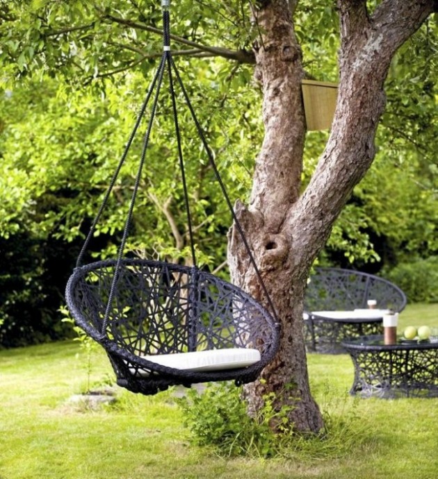 Неординарный дизайн качелей: идеи