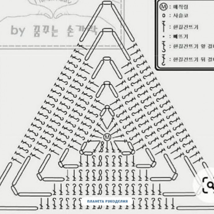 ​Невероятный узор для пледа