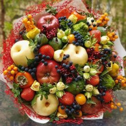 ​Фруктово-овощные букетики