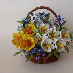 ​Первый день весны из бисера