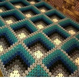 ​Плед с эффектом 3D