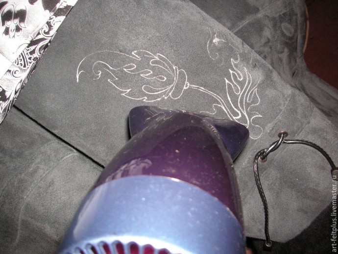 Роспись дубленки