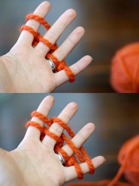 Вязание на руках