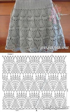 Вязаные юбки на любой вкус: идеи и схемы