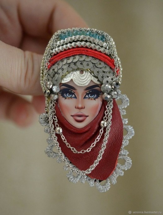 Брошки-личики