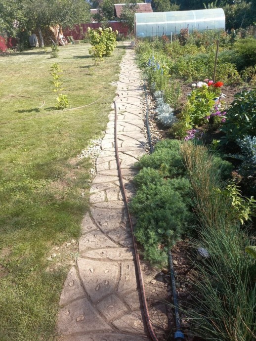 Садовые дорожки cвoими pyкaми