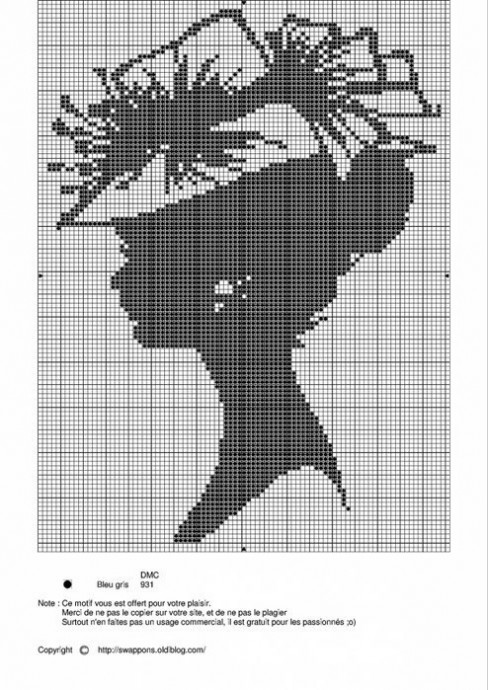 ​Монохромная вышивка