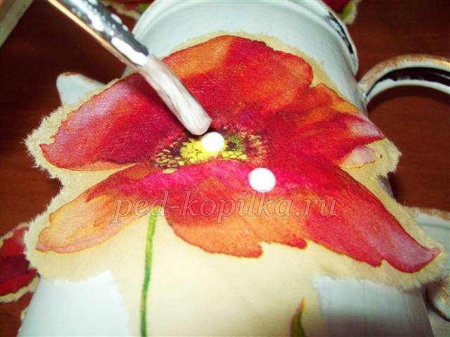 Техника декупаж "Воспоминание о лете"