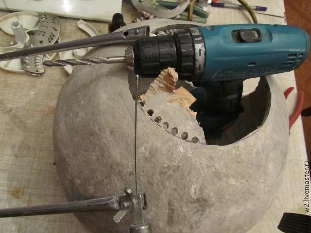 Шлем водолаза из папье-маше