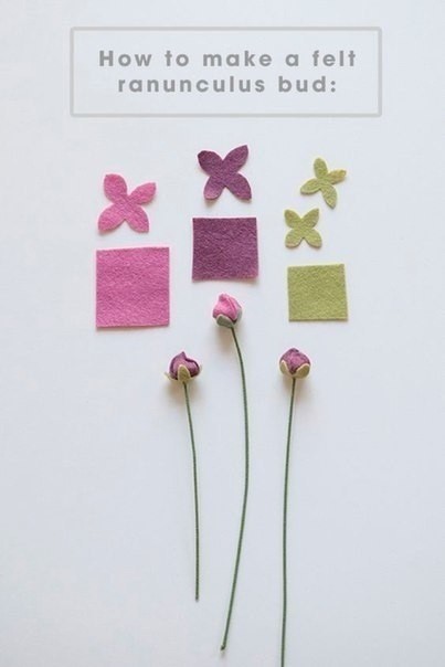 Приближаем весну с таким ярким букетом из фетра