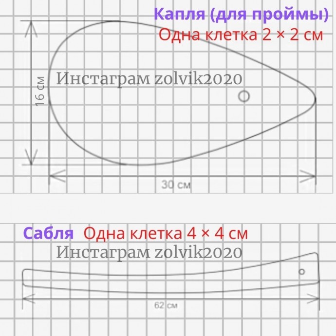 Схемы портновских лекал