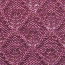 Ажурный узор "Листья"