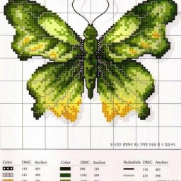 Вышиваем прекрасных бабочек
