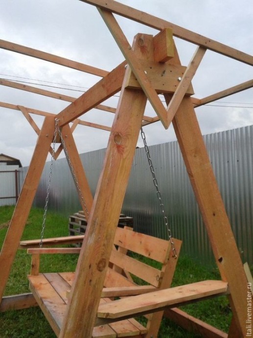 Мастерим дачные качели своими руками Мастерим дачные качели своими руками