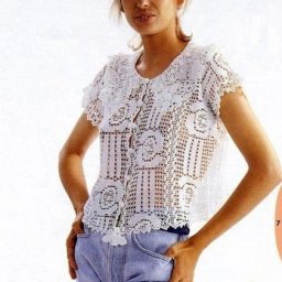 ​Невероятно красивая летняя блузочка