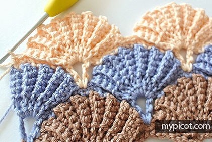 ​Очень красивый узор крючком