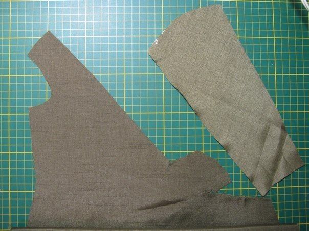 Технология обработки складок на платье от Armani