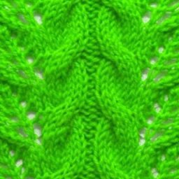 ​Узор листики с косами