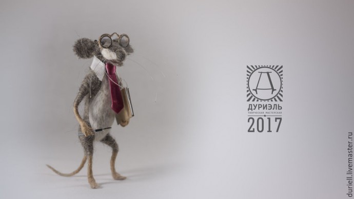 Валяем забавного крысёнка на каркасе Валяем забавного крысёнка на каркасе