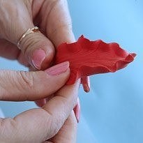 Гибискус из полимерной глины