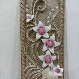 Прекрасные панно из мешковины