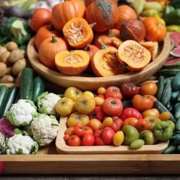 Миниатюрные овощи и фрукты