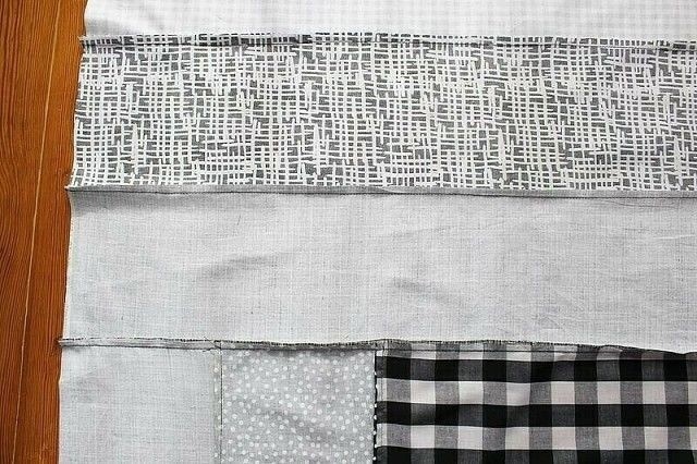 Простое одеяло в лоскутной технике