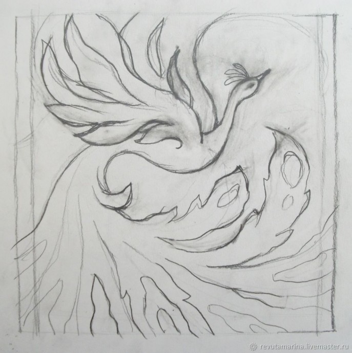 Ткём гобелен "Жар птица"