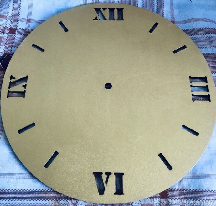 Часы под хохлому