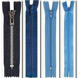 Различные виды застёжек-молний