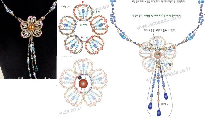 Нежные кулоны из бисера для поклонников бисероплетения