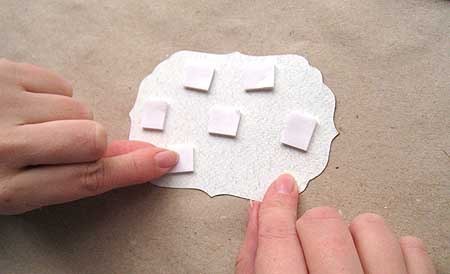 ​Открытка ручной работы к новому году