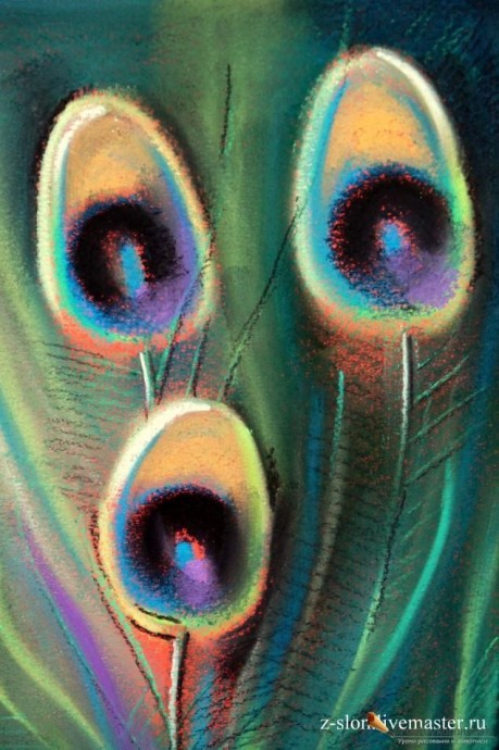 ​Рисуем павлина