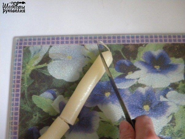 Свеча-мандаринка