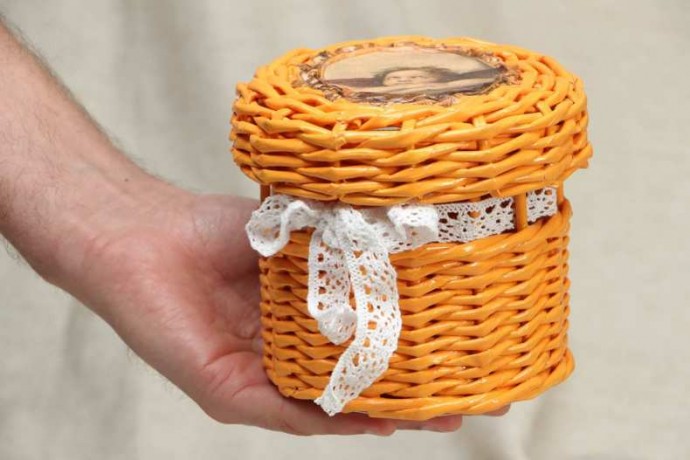 Торсион папье или плетение из бумаги: башмачок