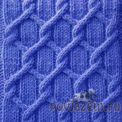 Узор спицами в копилочки Узор спицами в копилочки