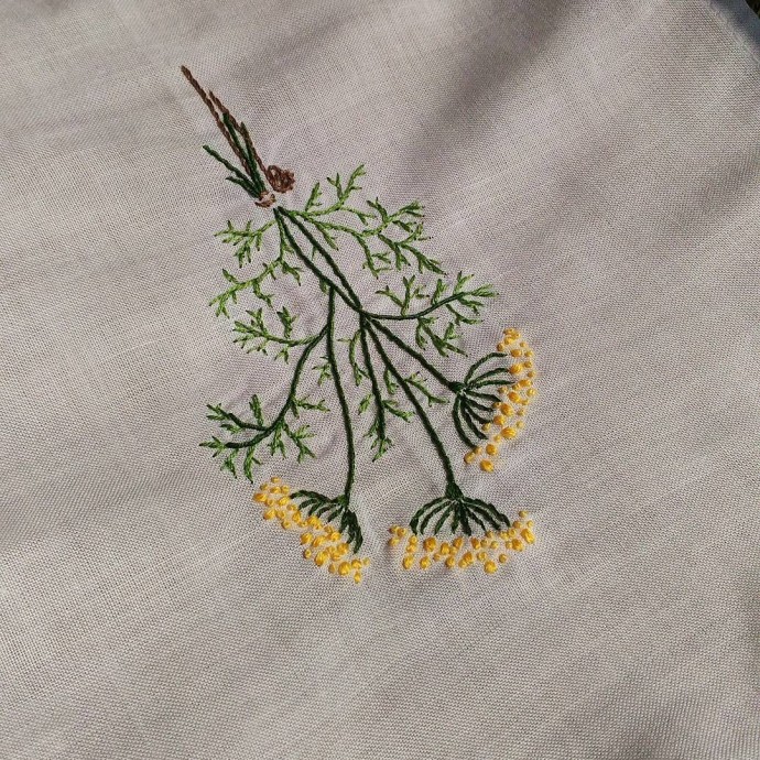 Идеи объемной вышивки: вкусные моменты жизни