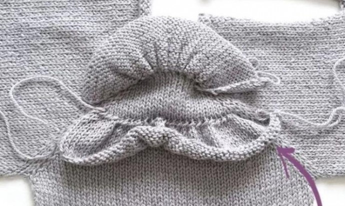 Вязаные воланчики