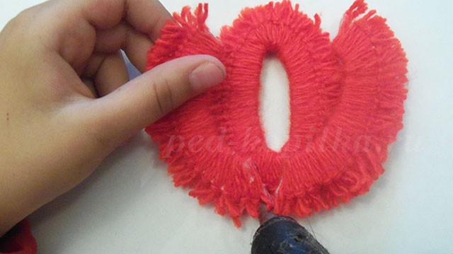 Тюльпан из ниток Тюльпан из ниток