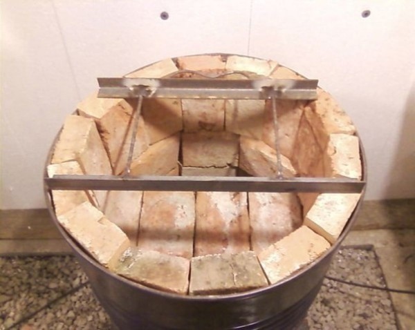 Печка в гараж своими руками