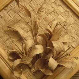 ​Панно из бумажной бечёвки или шпагата