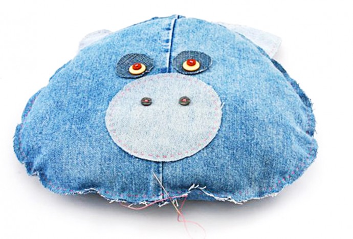 Подушки в виде звериных мордочек