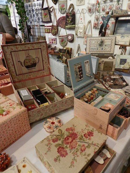 Винтажные коробки для хранения швейных инструментов: идеи для вдохновения