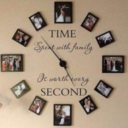 Интересные идеи размещения фотографий на стене