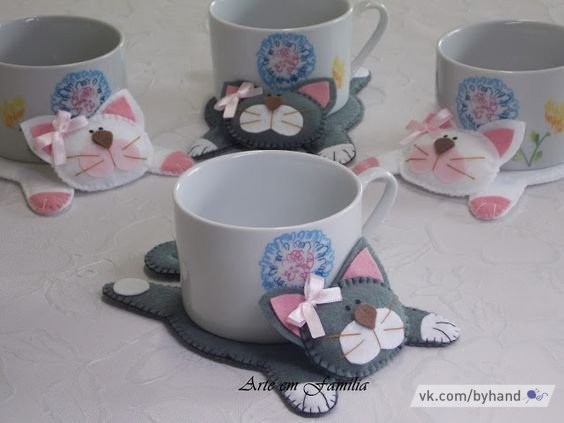Шьём подставки для чашек
