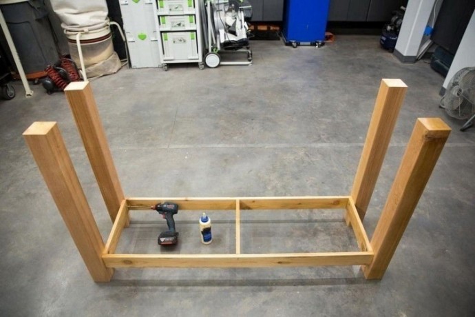 Дачный садовый рабочий стол своими руками