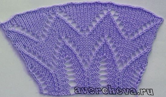 Схема ажурной кокетки