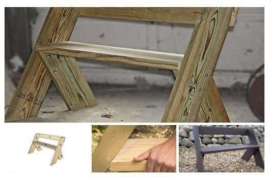 Скамейка за полчаса