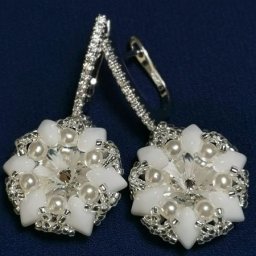 Серьги "Ледяные фантазии"